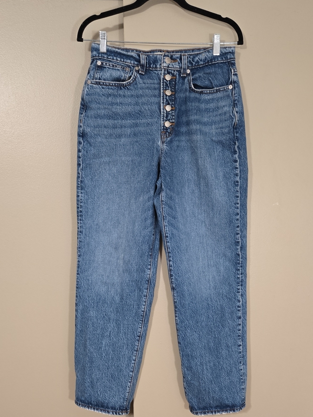 Madewell Perfect Vintage Straight High-Rise Button-Fly Size 27